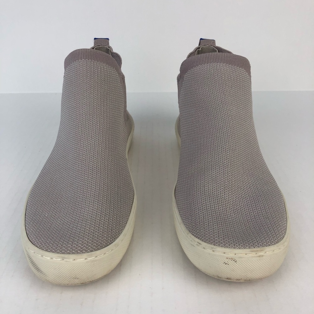 Rothy's The Chelsea Slip On Gray Ankle Knit High Top Sneaker - Picture 10 of 10